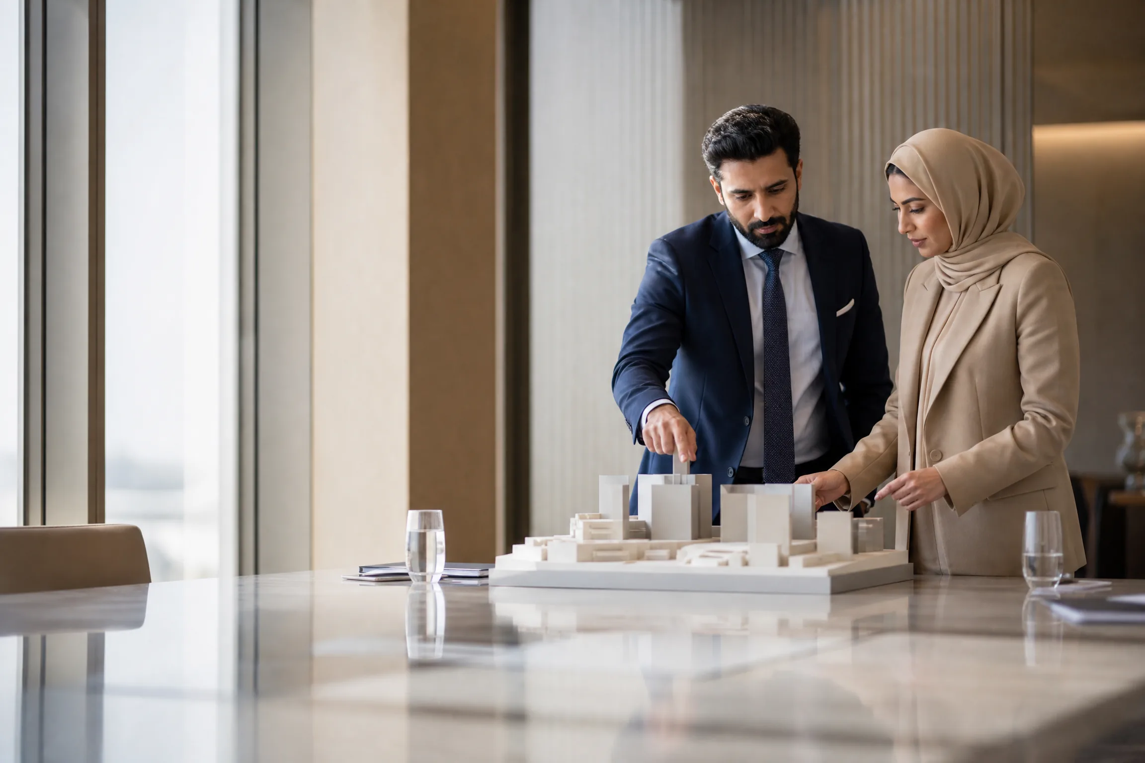 Professional office setting accompanying guidance on JAFZA Notary & Corporate Document Services.