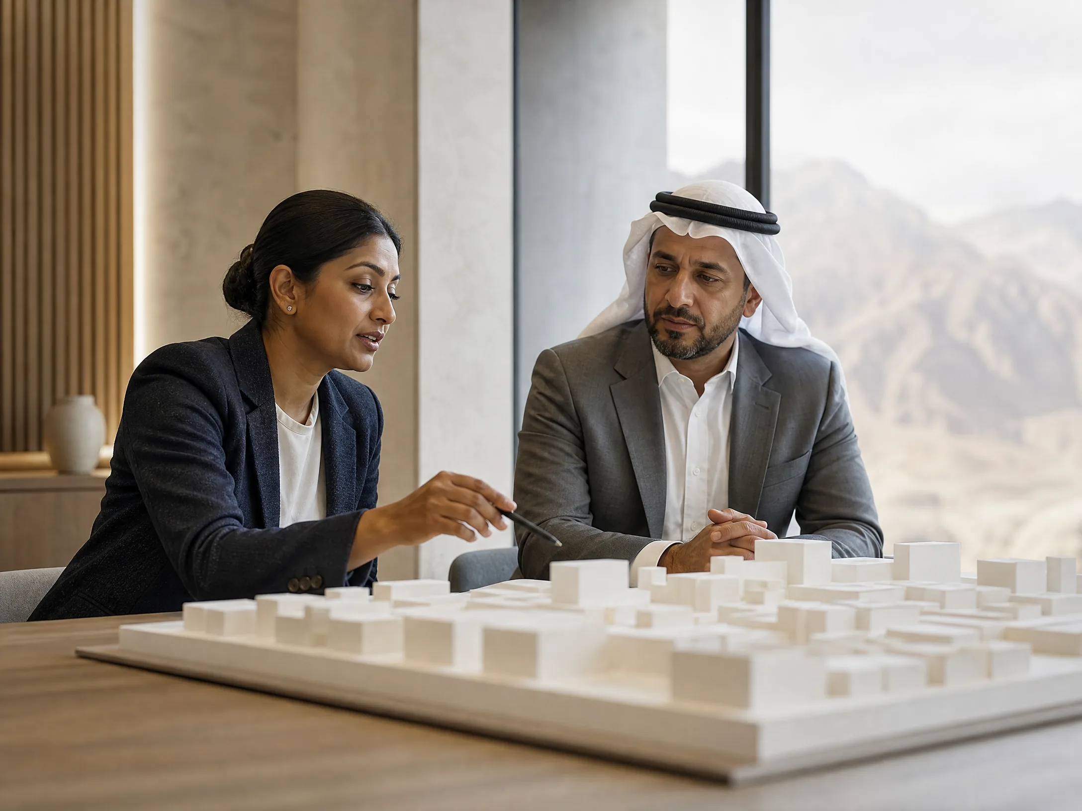 Professional office setting accompanying guidance on Notary Services Dubai.