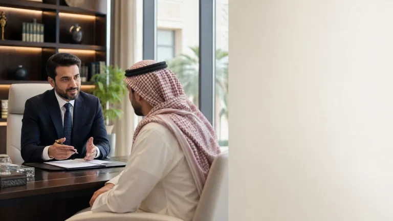 Professional office setting accompanying guidance on Dubai Property Sale Power of Attorney.