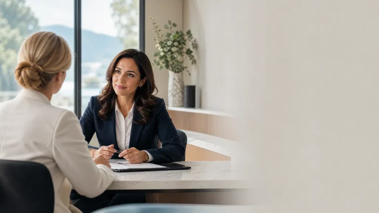 Professional office setting accompanying guidance on ADGM Individual Notary Fees.