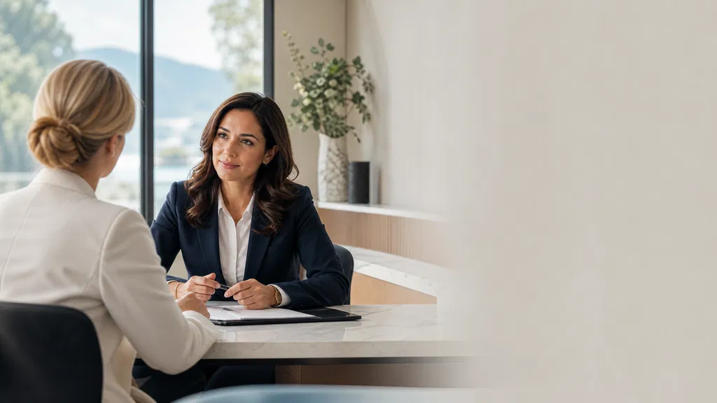 Professional office setting accompanying guidance on ADGM Individual Notary Fees.